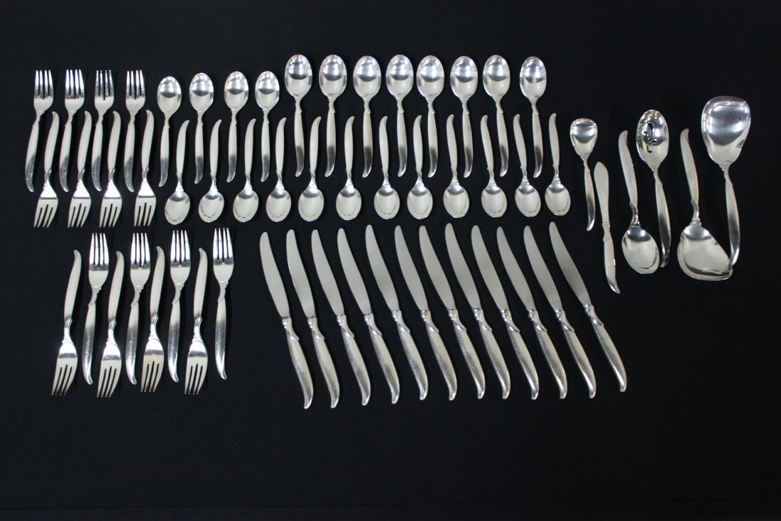 58 Pcs Silverplate Flatware (1 of 3)