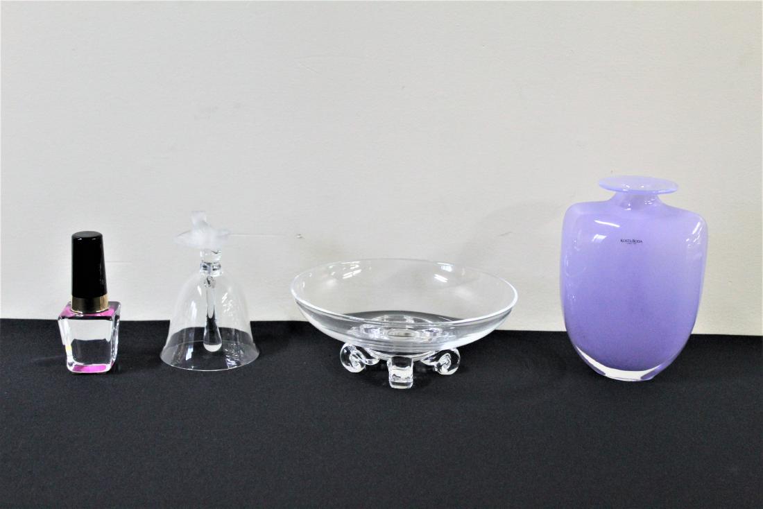 4 Pcs Glass incl Kosta Boda and Steuben (1 of 4)