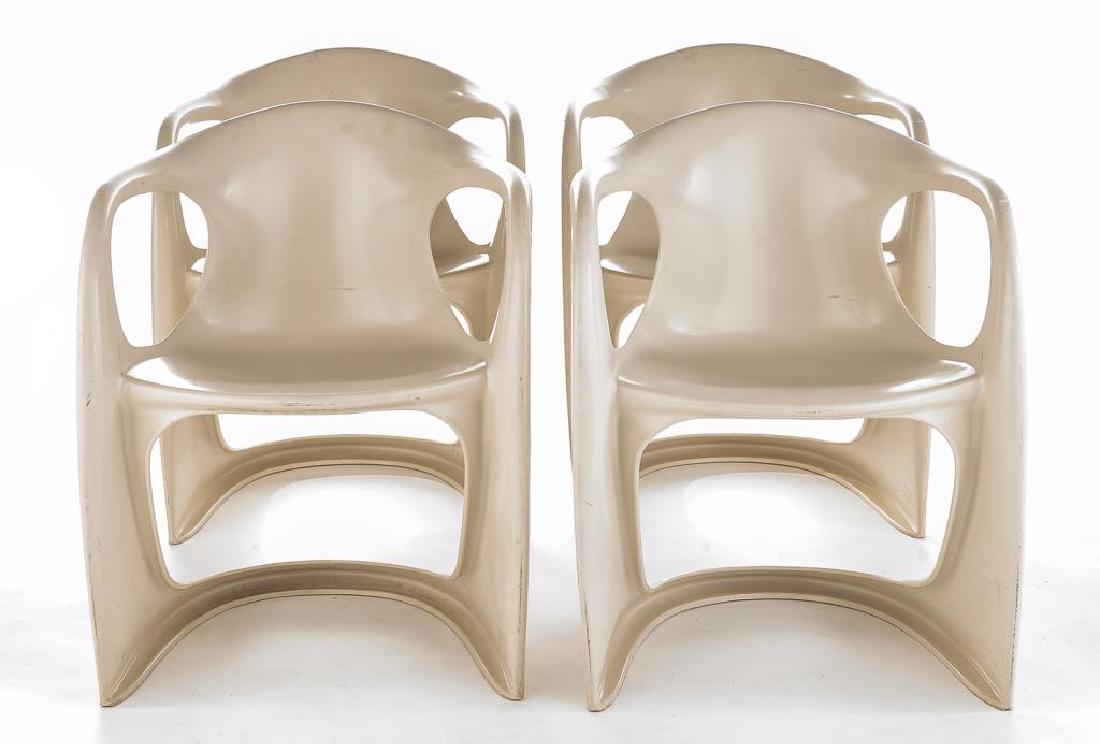 4 Alexander Begge Casalino Fiberglass Chairs (1 of 4)