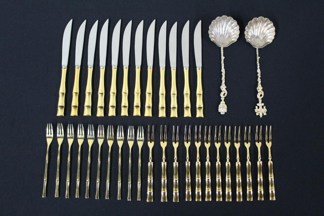 34 Pcs Bamboo Style Flatware (1 of 2)