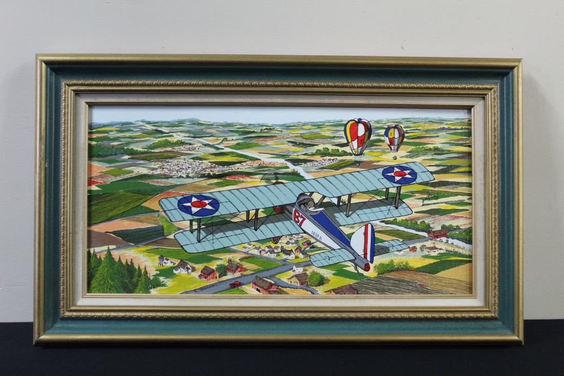 Military Plane Print on Canvas (1 of 2)