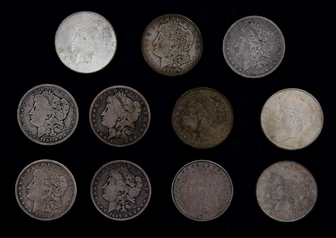 11 US Silver Dollars (1 of 1)