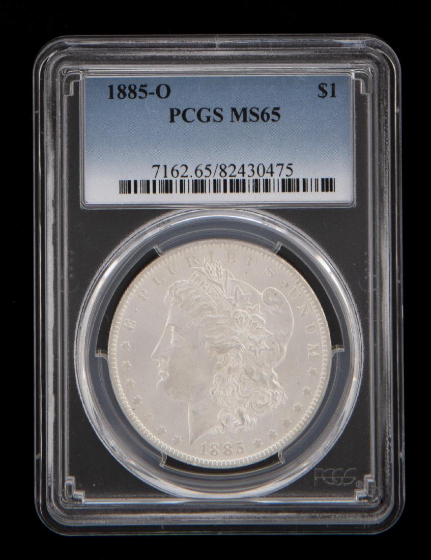 1885-O PCGS Graded Morgan Silver Dollar (1 of 1)