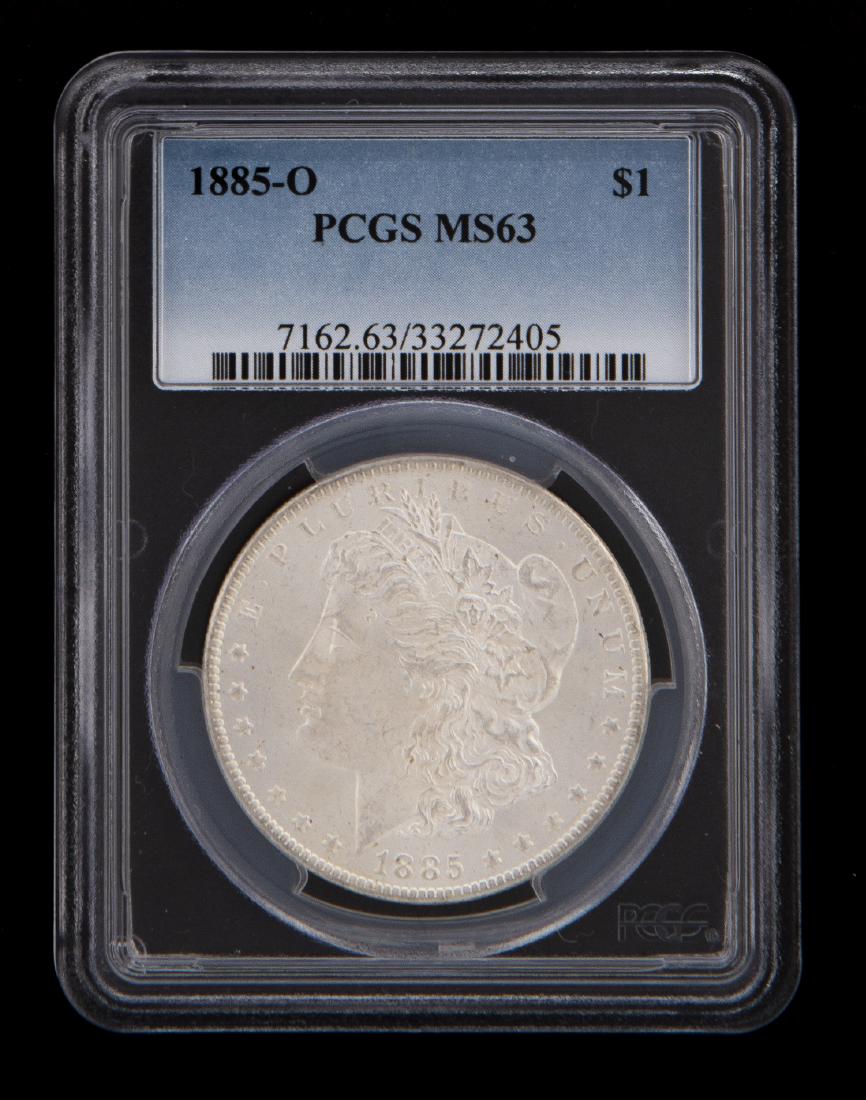 1885-O PCGS Graded Morgan Silver Dollar (1 of 1)