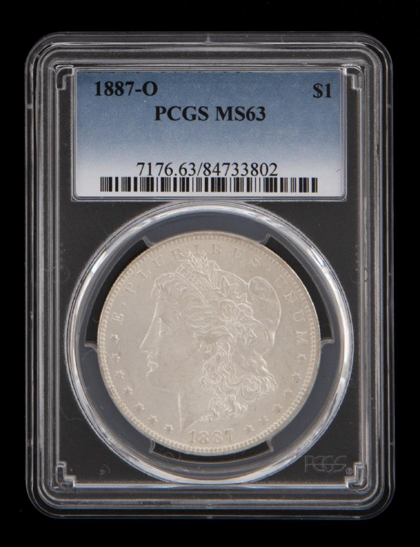 1887-O PCGS Graded Morgan Silver Dollar (1 of 1)