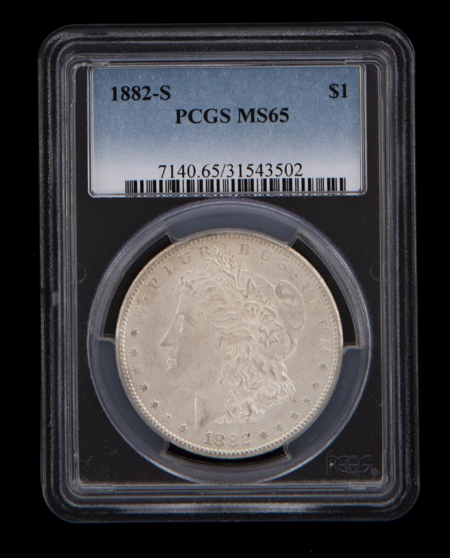 1882-S PCGS Graded Morgan Silver Dollar (1 of 1)
