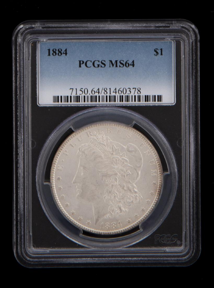 1884 PCGS Graded Morgan Silver Dollar (1 of 1)