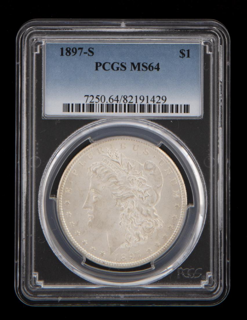 1897-S PCGS Graded Morgan Silver Dollar (1 of 1)