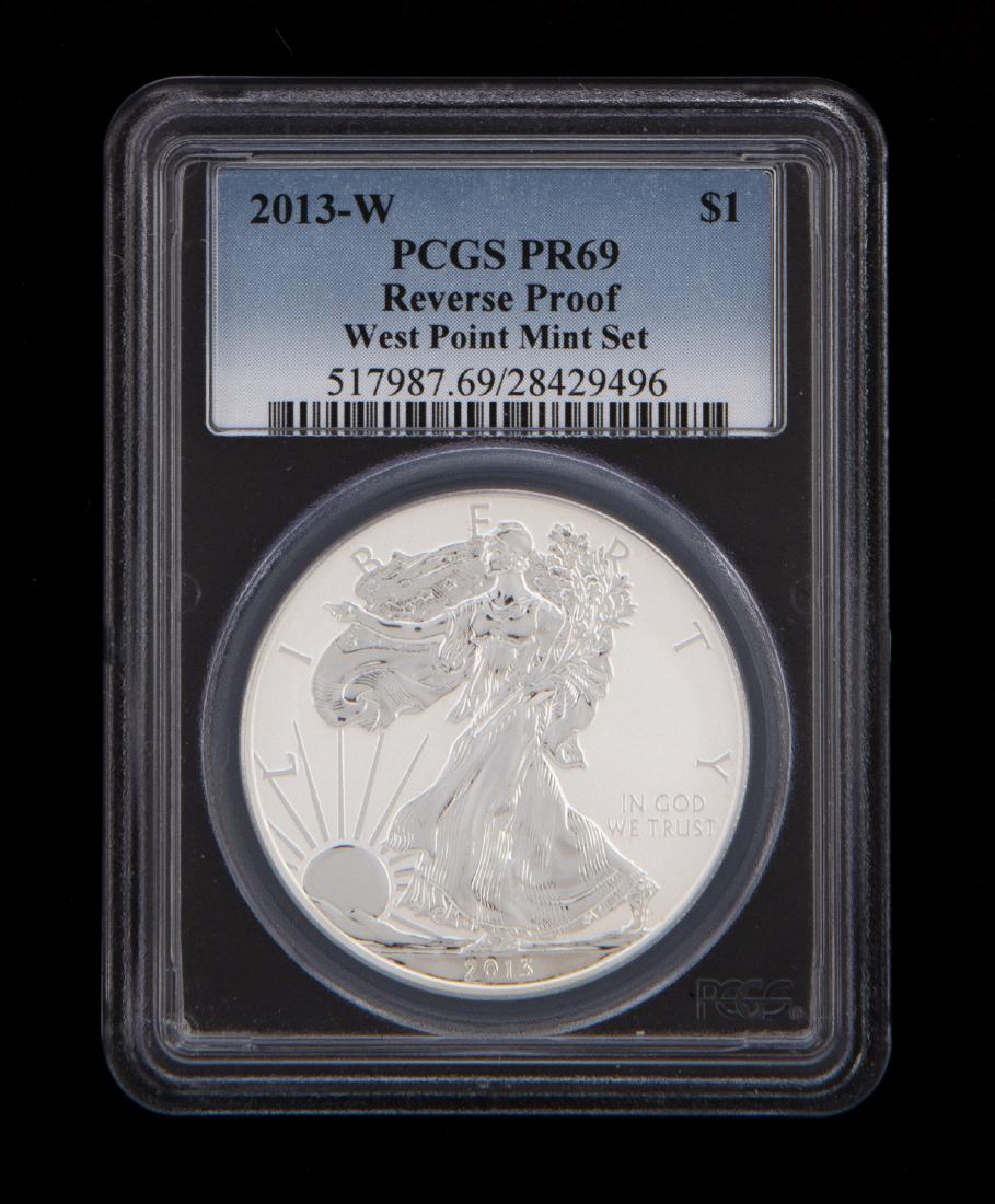 2013-W West Point Mint Graded Silver Eagle (1 of 1)