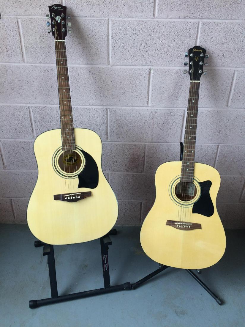 Two acoustic guitars (1 of 3)