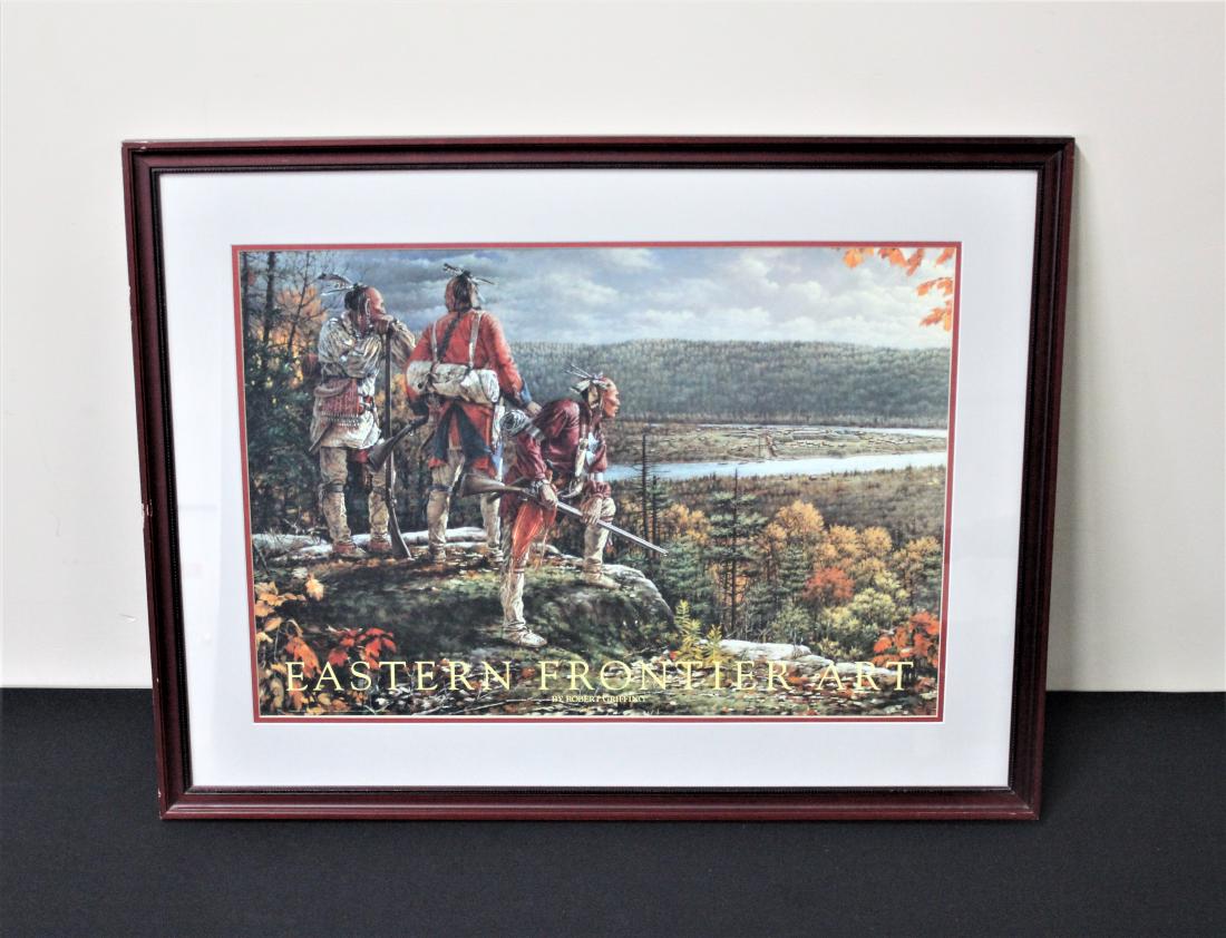 Robert Griffing Eastern Frontier Art Poster: 25-3/4" high X 33-3/4" wide.
