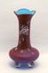 358: Large Victorian Enameled Cased Glass Vase