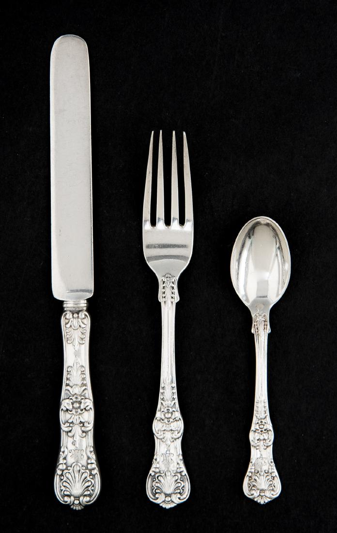 3 Pc Tiffany English King Sterling Childs Flatware (1 of 3)