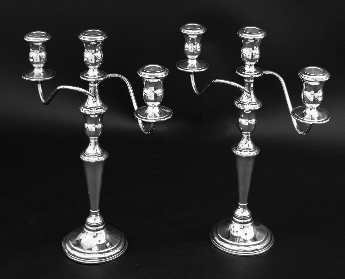 Pair Weighted Sterling Reed & Barton Candelabras (1 of 4)