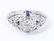 Platinum Filigree Diamond & Sapphire Ring - 2