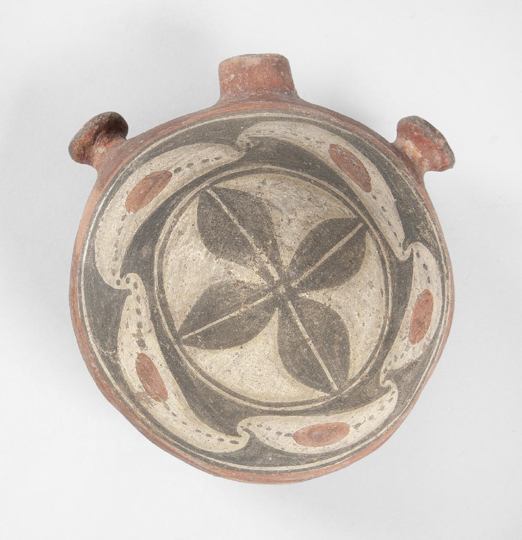 Zia Pueblo Polychrome Pottery Canteen (1 of 4)