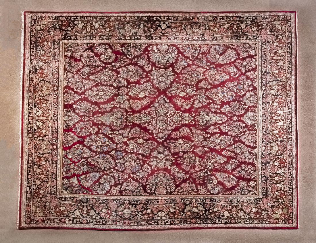 Persian Sarouk Room Size Rug (1 of 3)