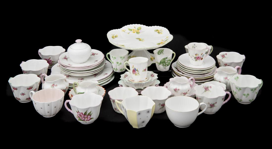 51 Pcs Shelley China Dinnerware (1 of 6)