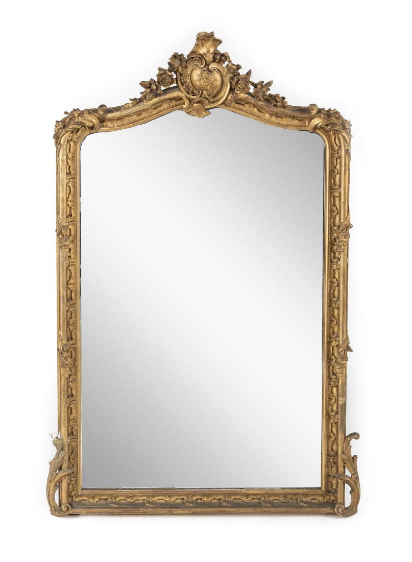 Decorative Gilt & Gesso Mirror (1 of 3)