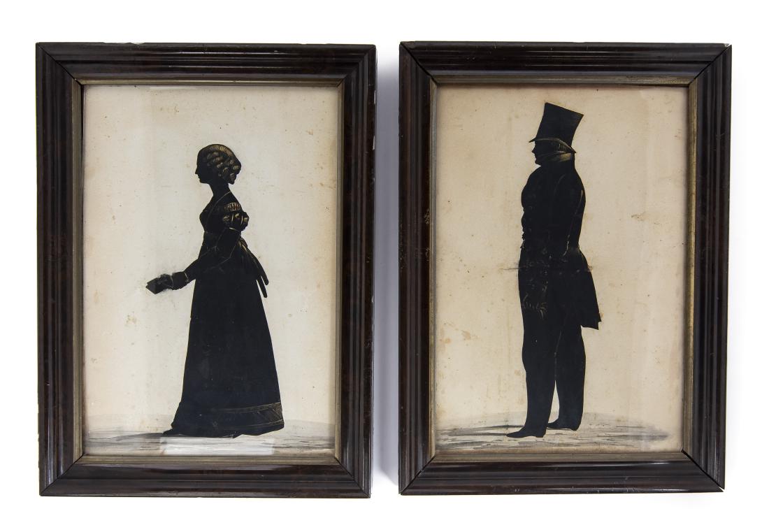 2 19th C. Full Silhouette Portraits (1 of 5)