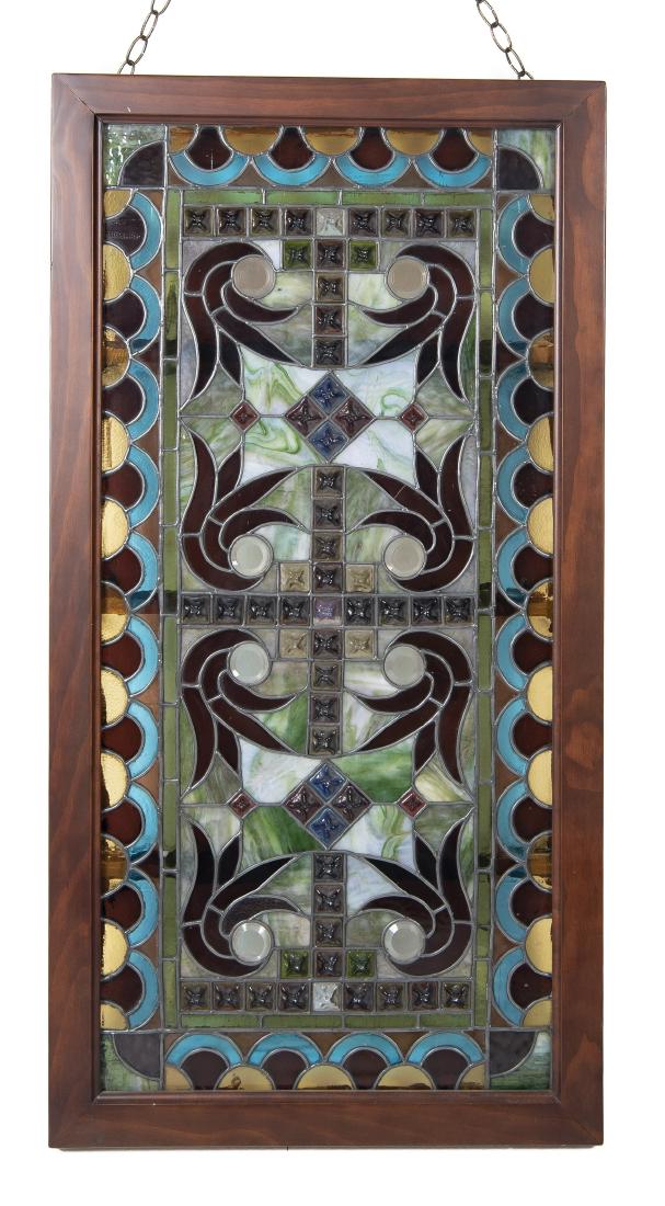 4' x 2' Large Stained Glass Window (1 of 3)