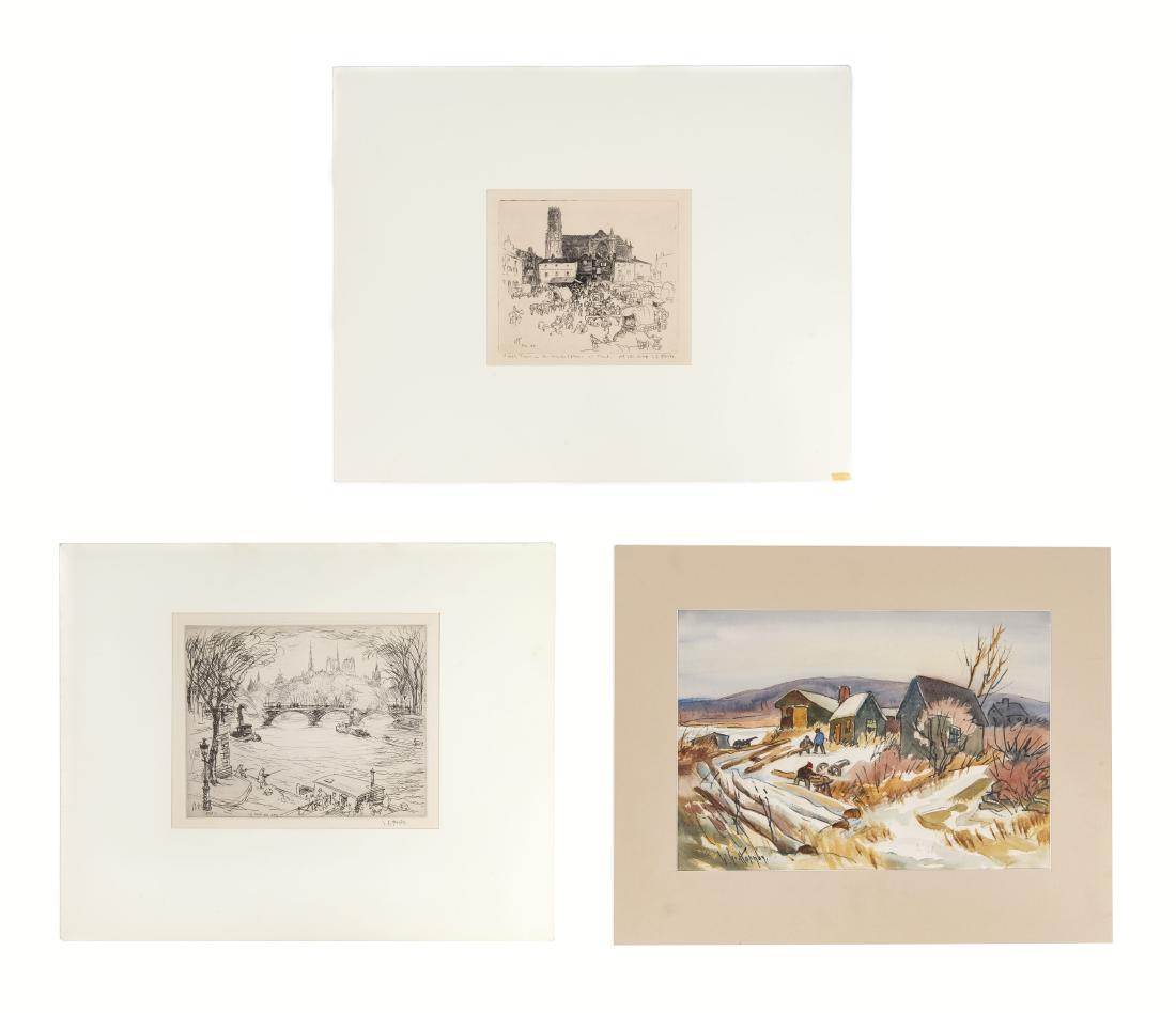 Lester George Hornby (American, 1882-1956) 3 Works (1 of 9)