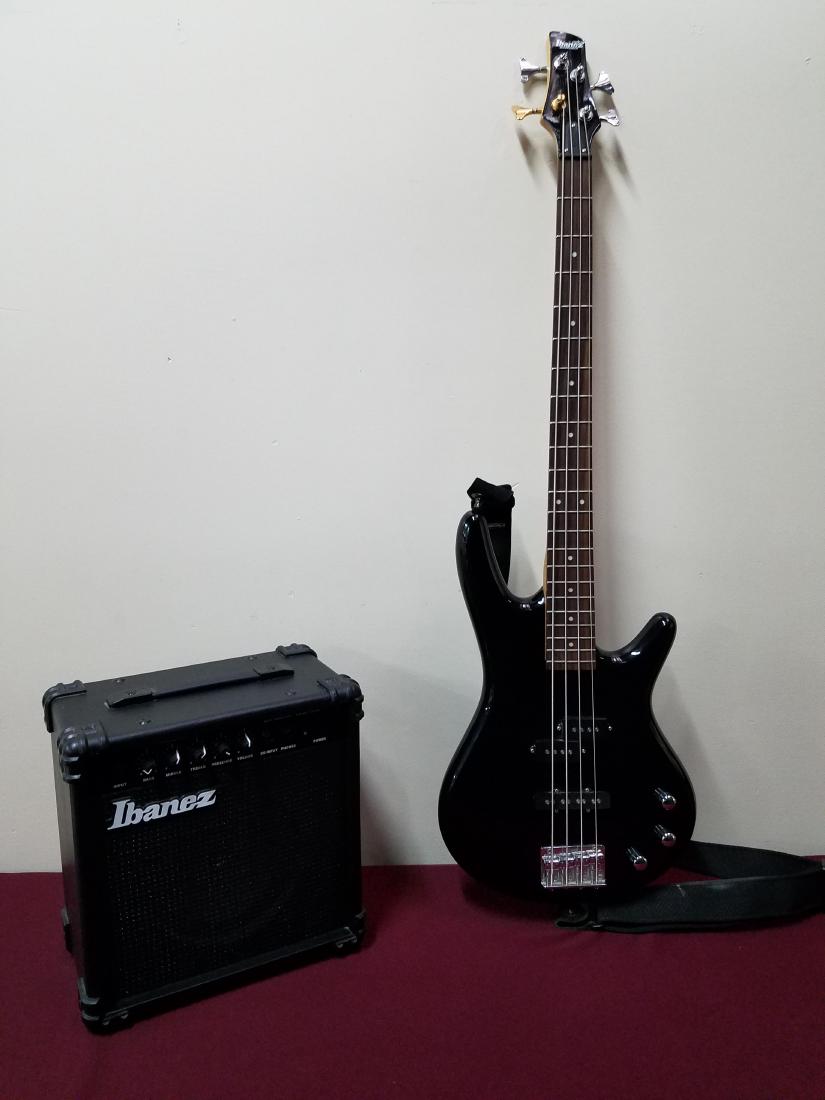 Ibanez Bass Guitar and Amplifier (1 of 5)