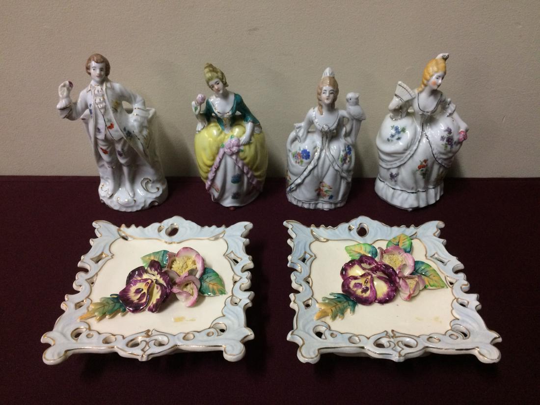 6 Wall Pockets Including Figures (1 of 2)