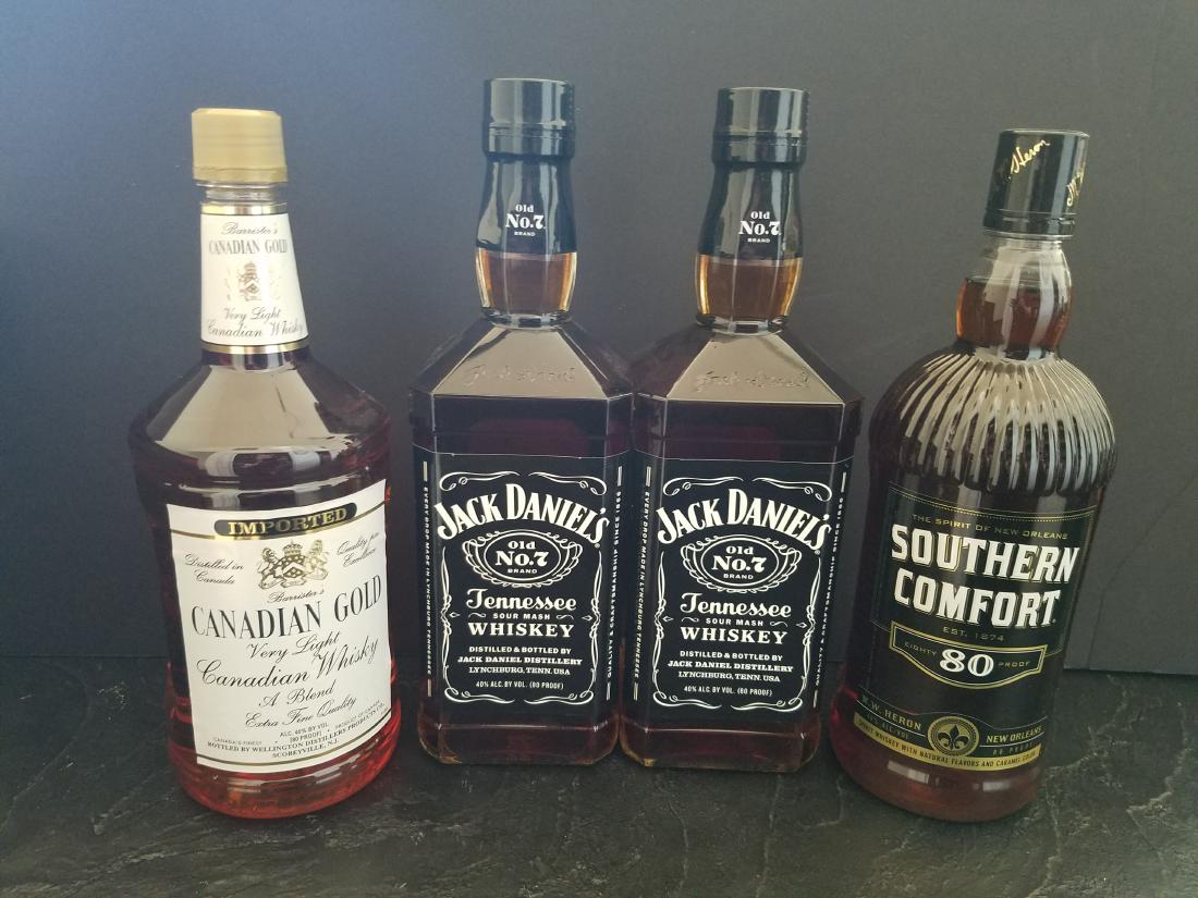 4 Bottles Estate Whiskey (1 of 1)