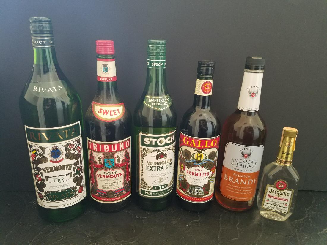 6 Bottles Estate Alcohol incl. Brandy (1 of 1)