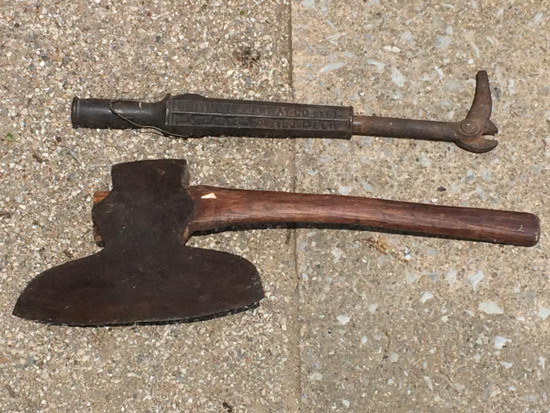 2 Metal Tools Broad Axe and Smith and Hemenway Co.Grips (1 of 2)