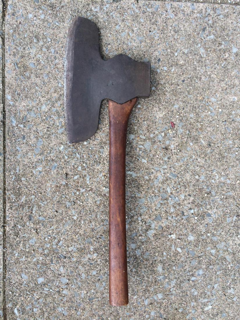 Broad Axe with Marking: 26 inches high