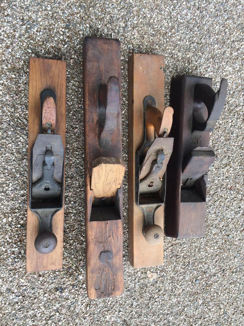 4 Large Wooden Handplanes (1 of 1)