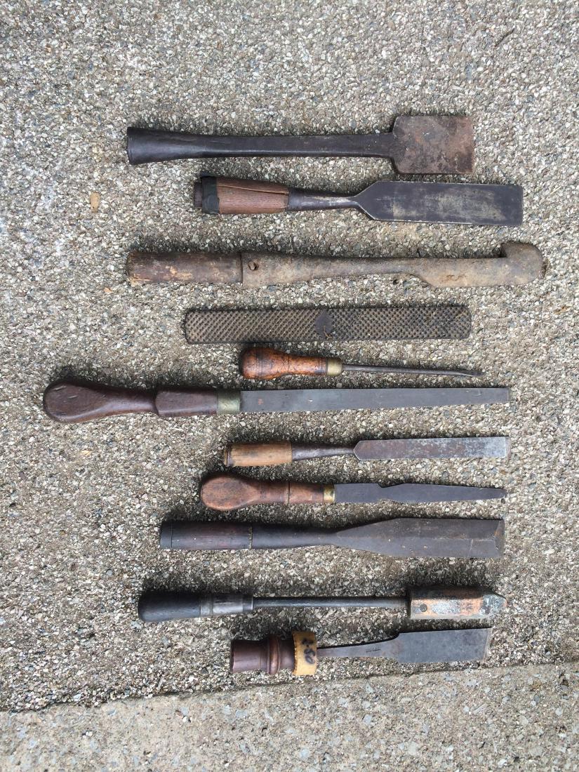 13 Vintage Tools Including Chisels (1 of 1)