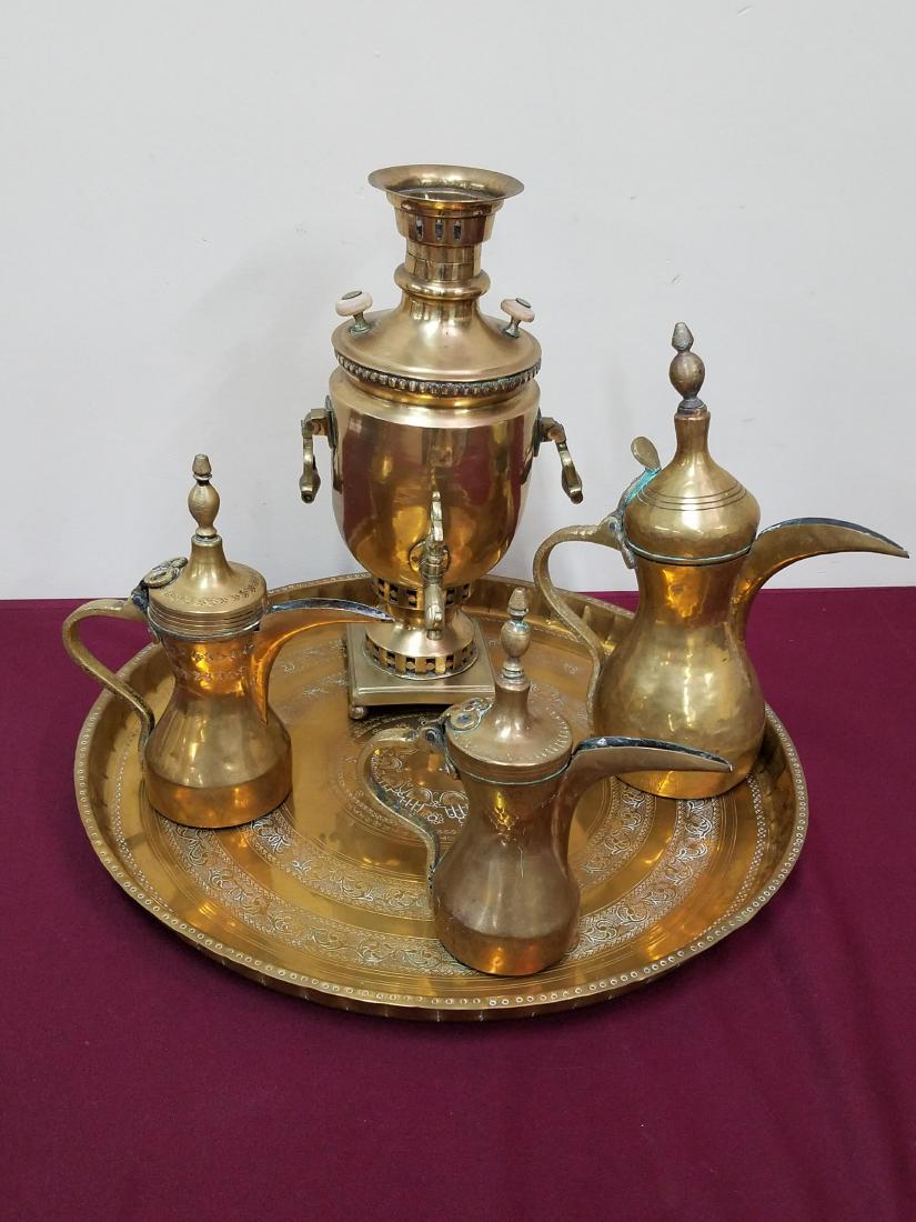 5 Pcs Brass incl Samovar (1 of 1)