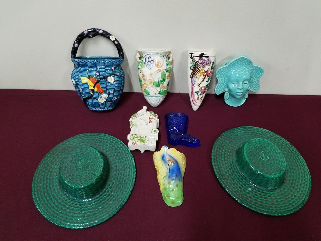 9 Wall Pockets incl. Hats (1 of 2)