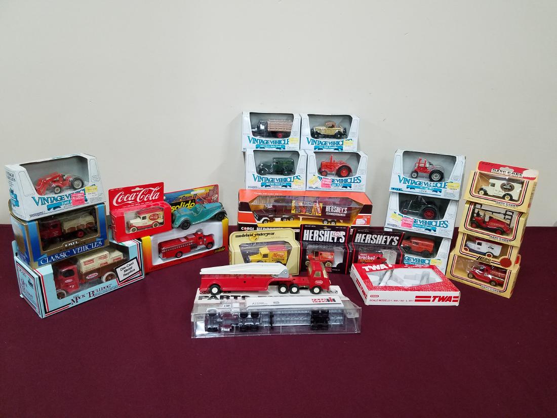 30 Pcs Toy Cars and Trucks incl. Tonka: Also includes Hershey's and Coca Cola.