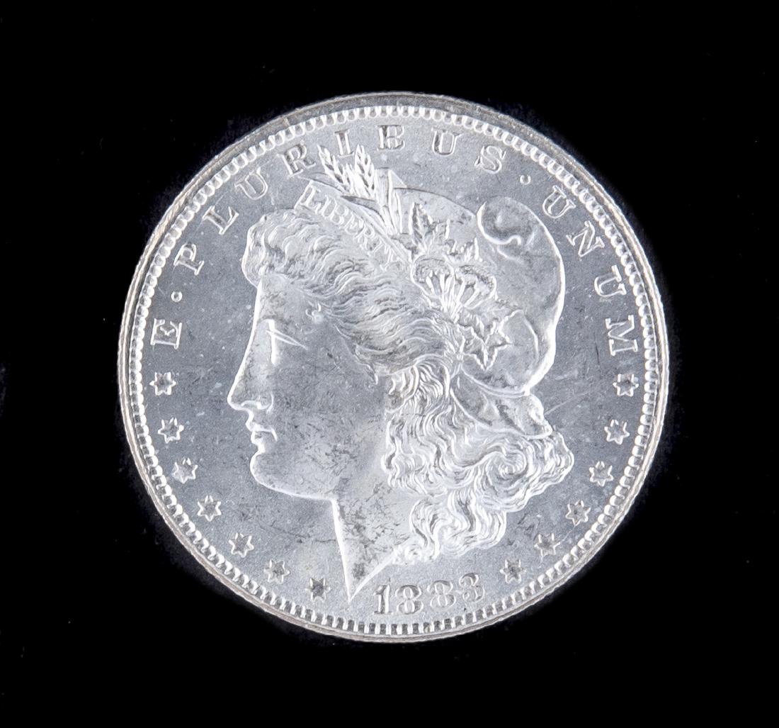 1883-CC Unc Morgan Silver Dollar (1 of 2)