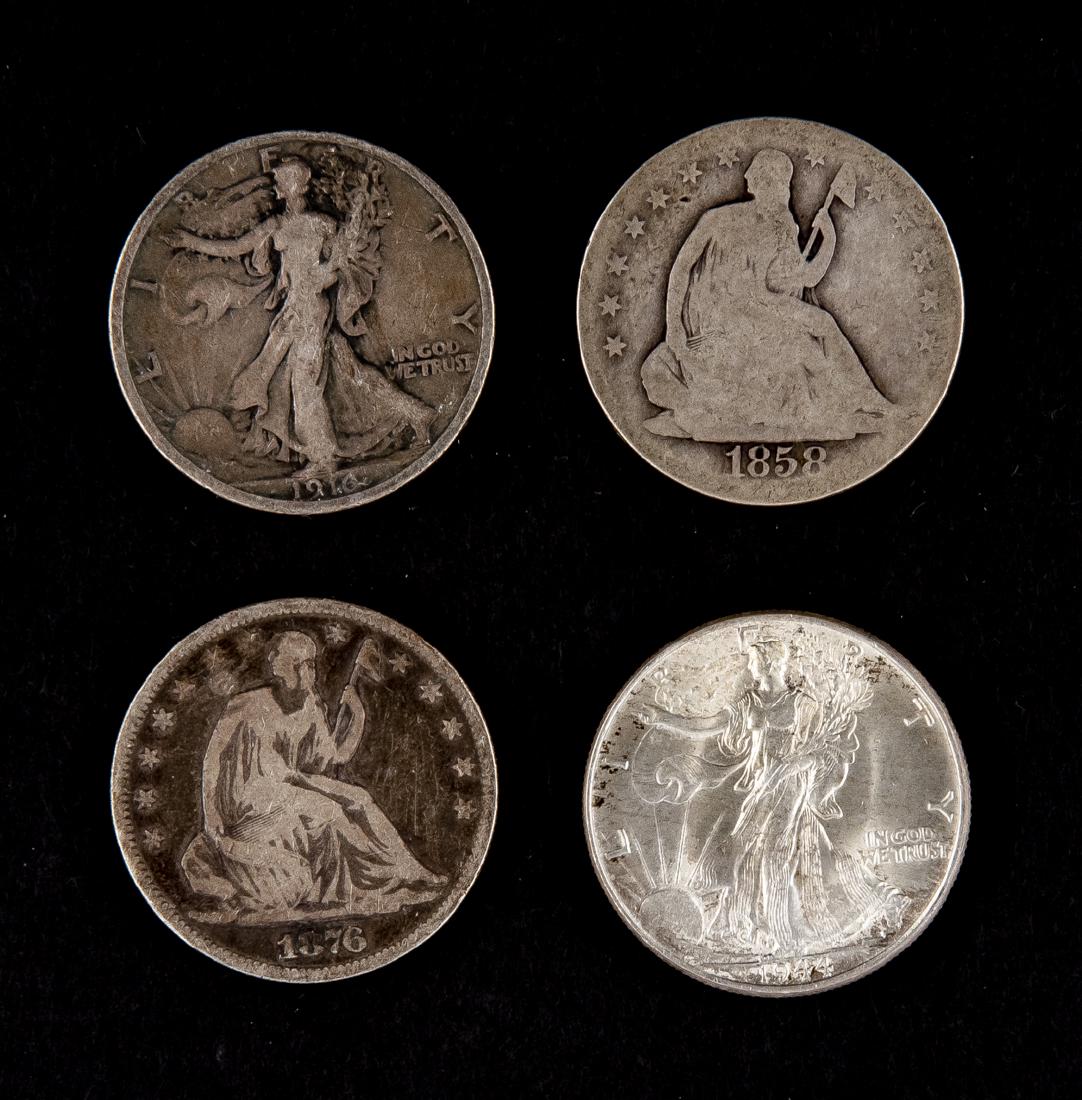 4 Silver Half Dollars (1 of 2)