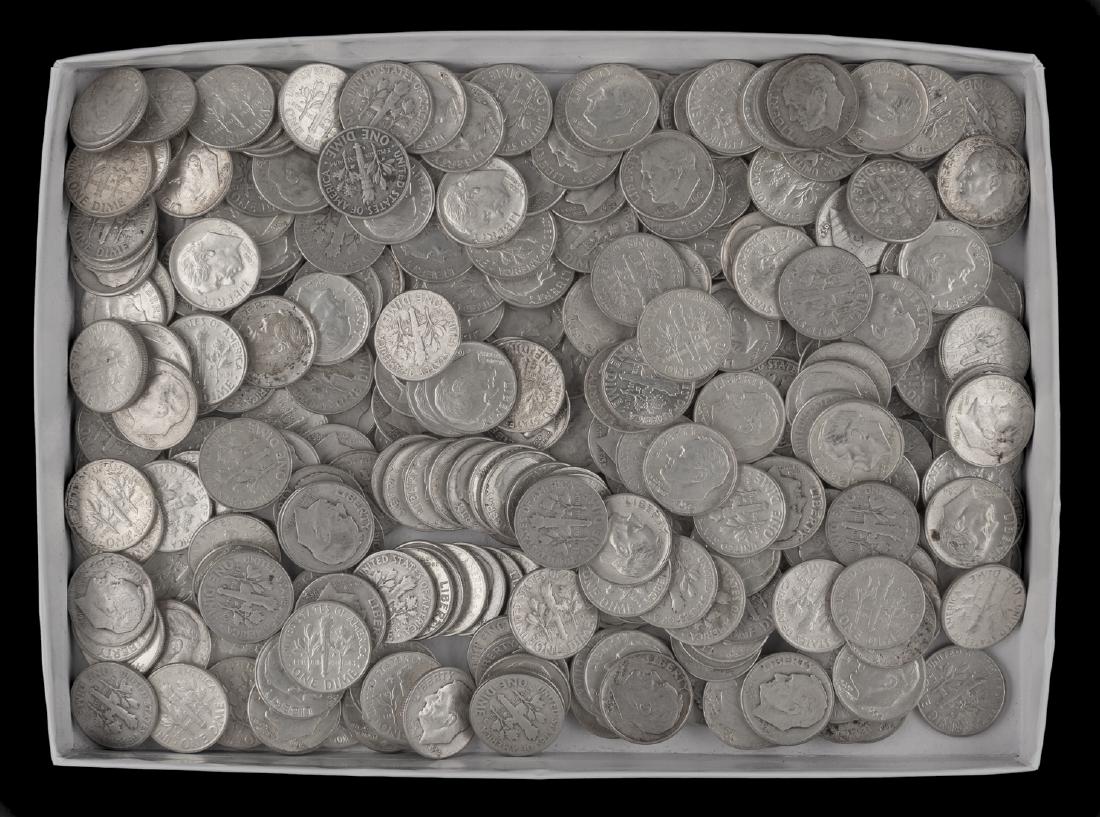 300 US Silver Roosevelt Dimes (1 of 1)