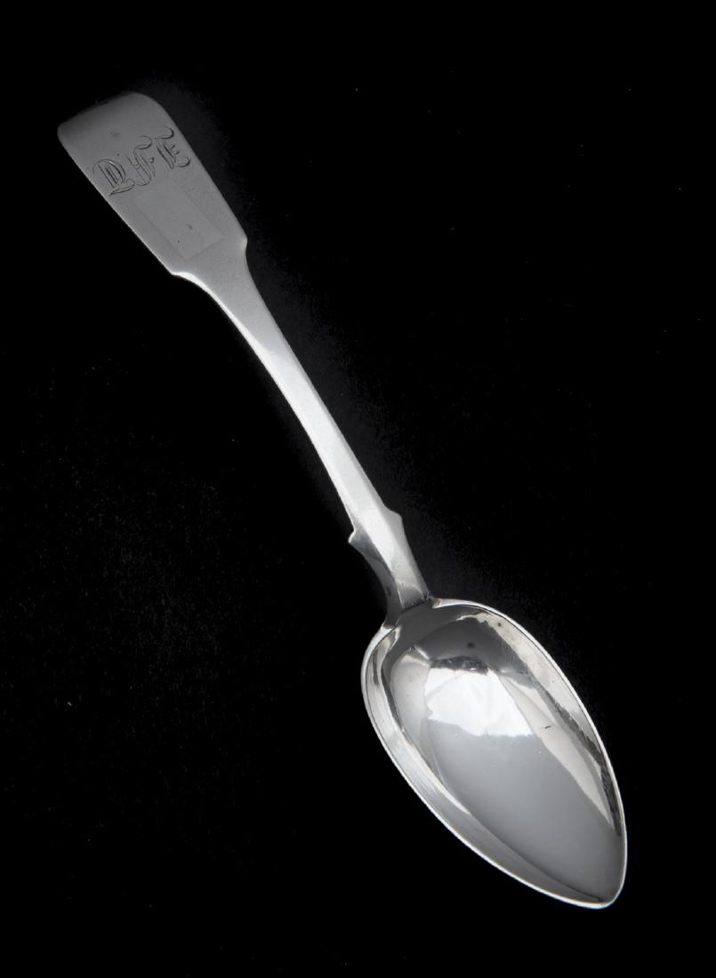Russian Sterling Silver Table/Serving Spoon (1 of 2)