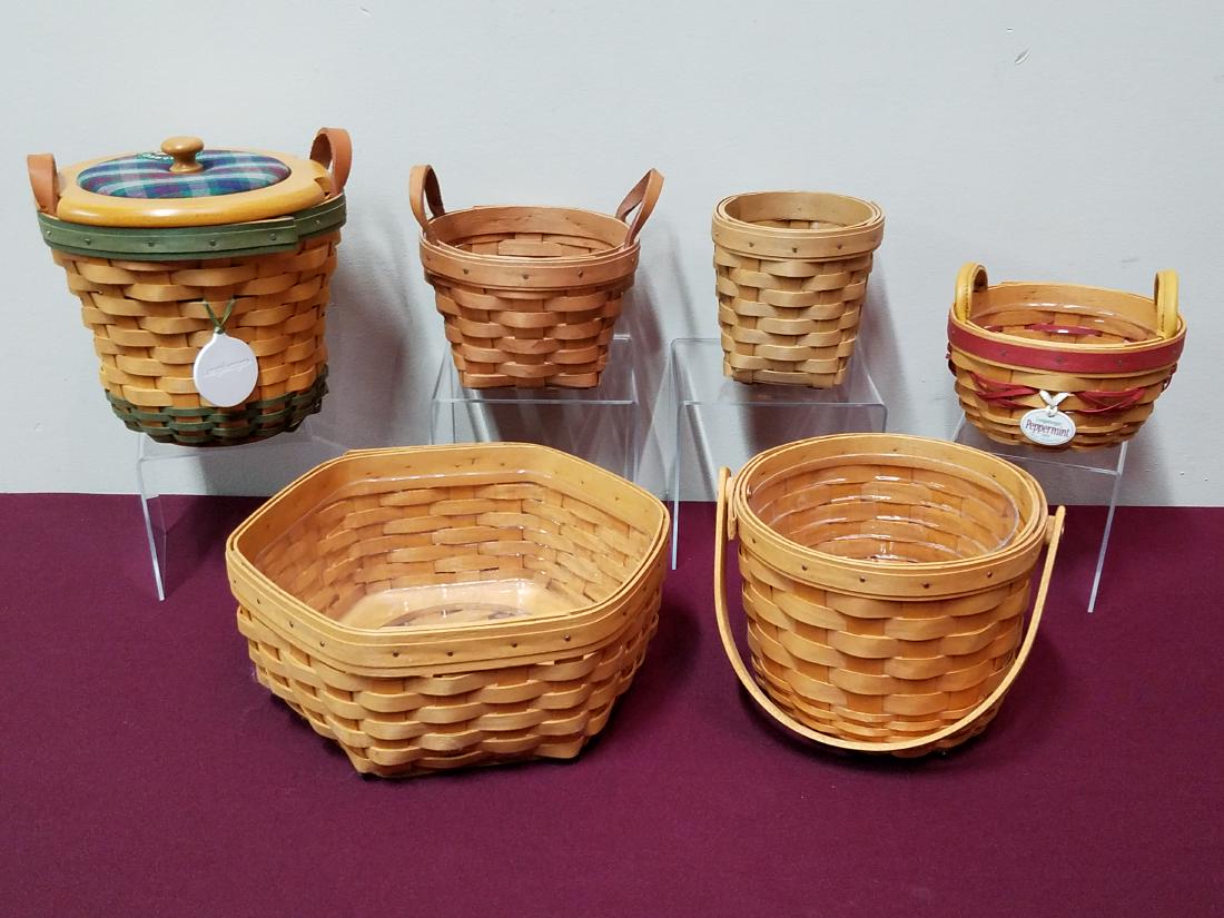 6 Longaberger Baskets (1 of 2)