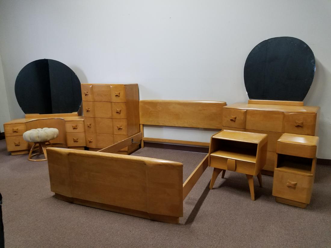 7 Pc Heywood Wakefield Bedroom Suite