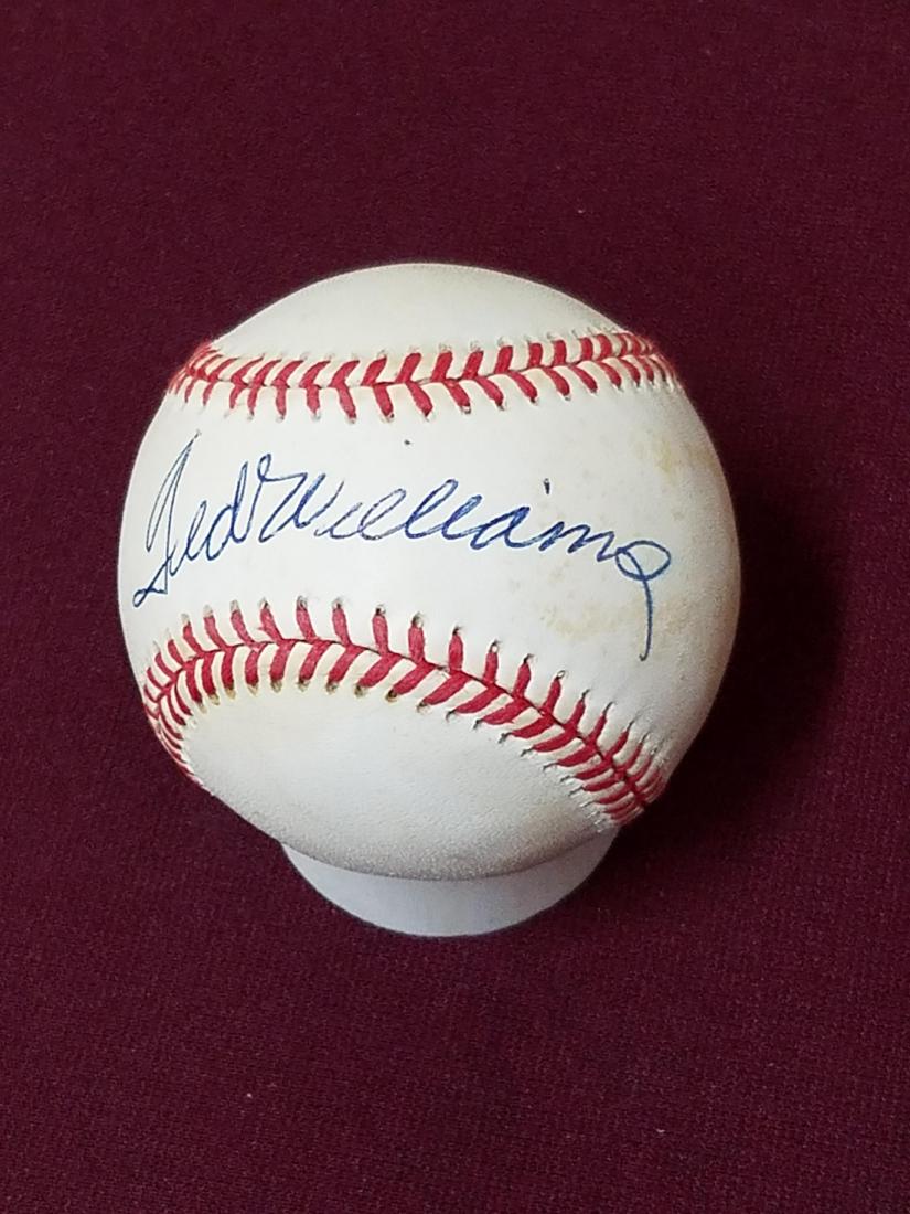 Ted Williams Autographed Baseball (1 of 1)