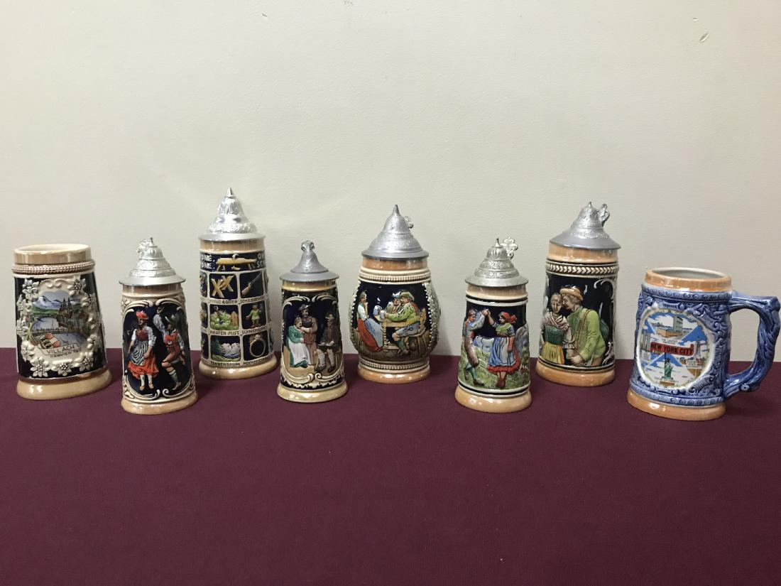 8 Beer Steins (1 of 2)