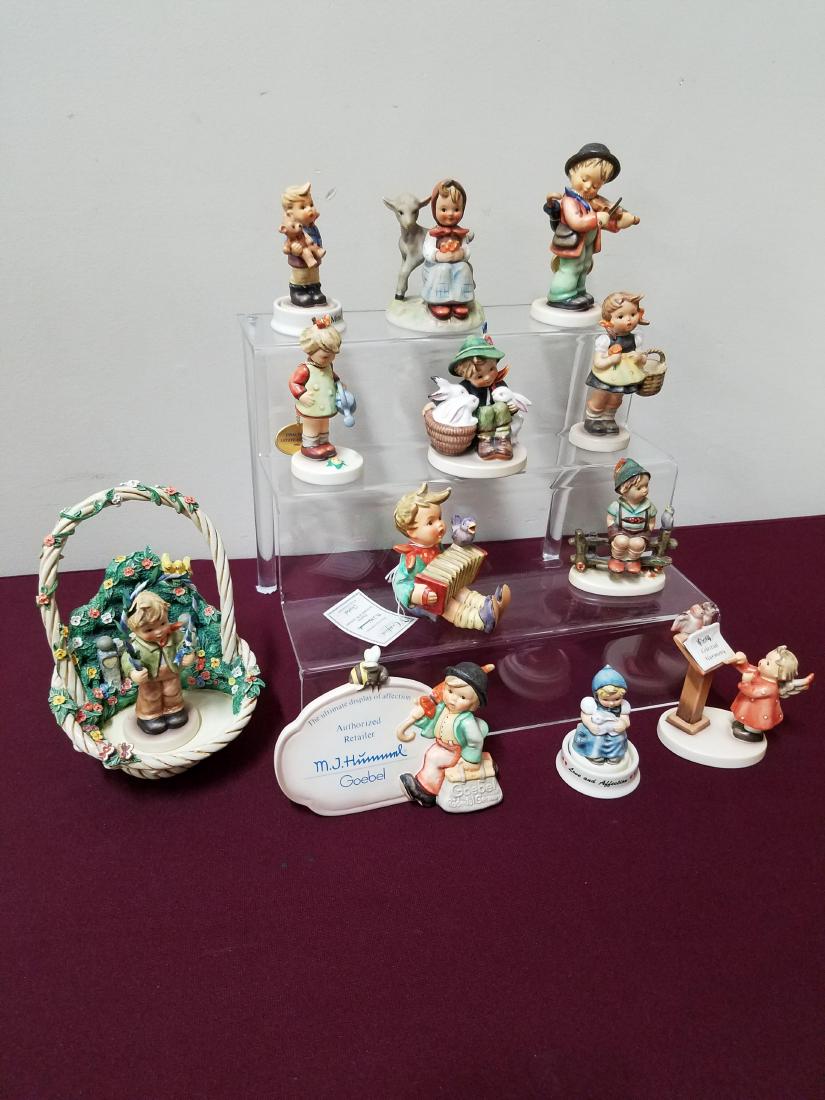 13 Pcs Hummel Figurines incl "Let's Sing" (1 of 2)