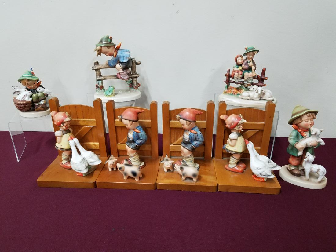 8 Hummel Figurines and Bookends (1 of 3)