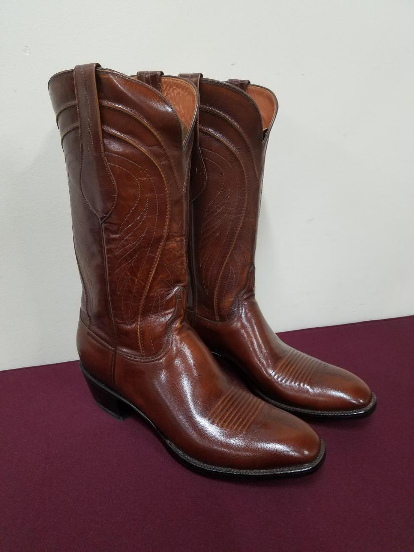 Lucchese Size 10 Boots: New in box tan goat boots.