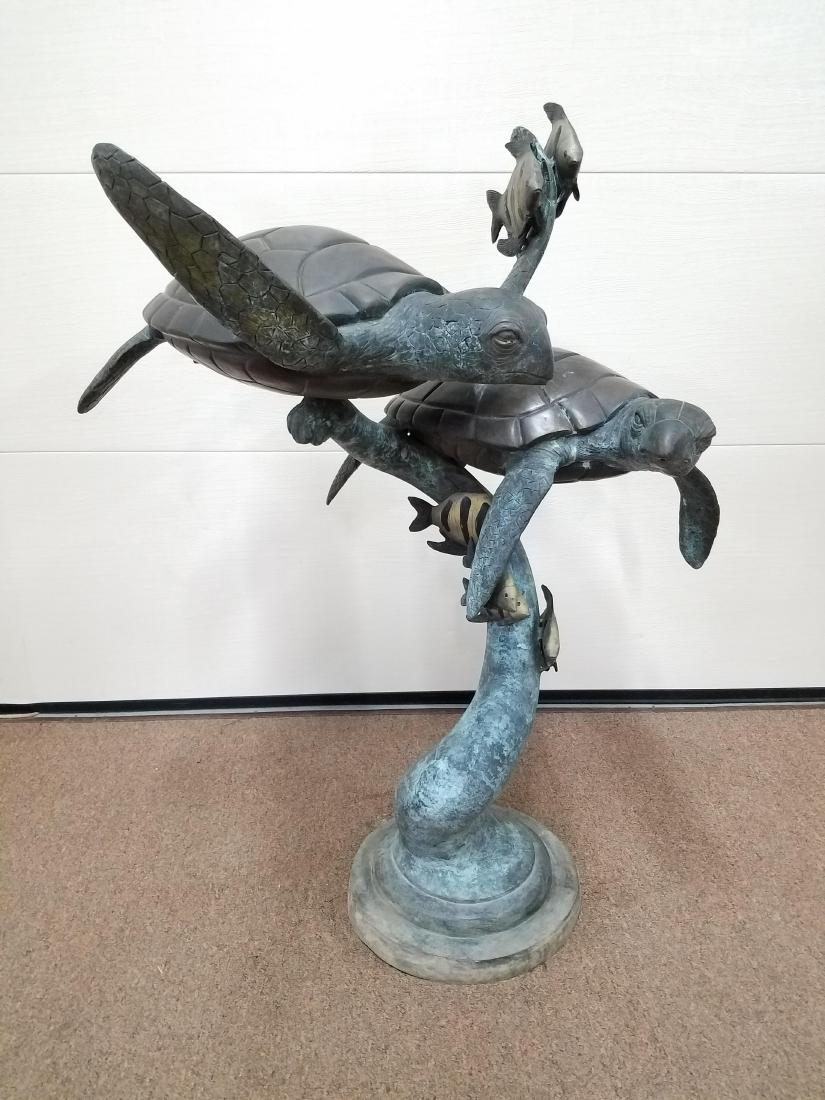 Sea Turtle Bronze Fountain (1 of 4)