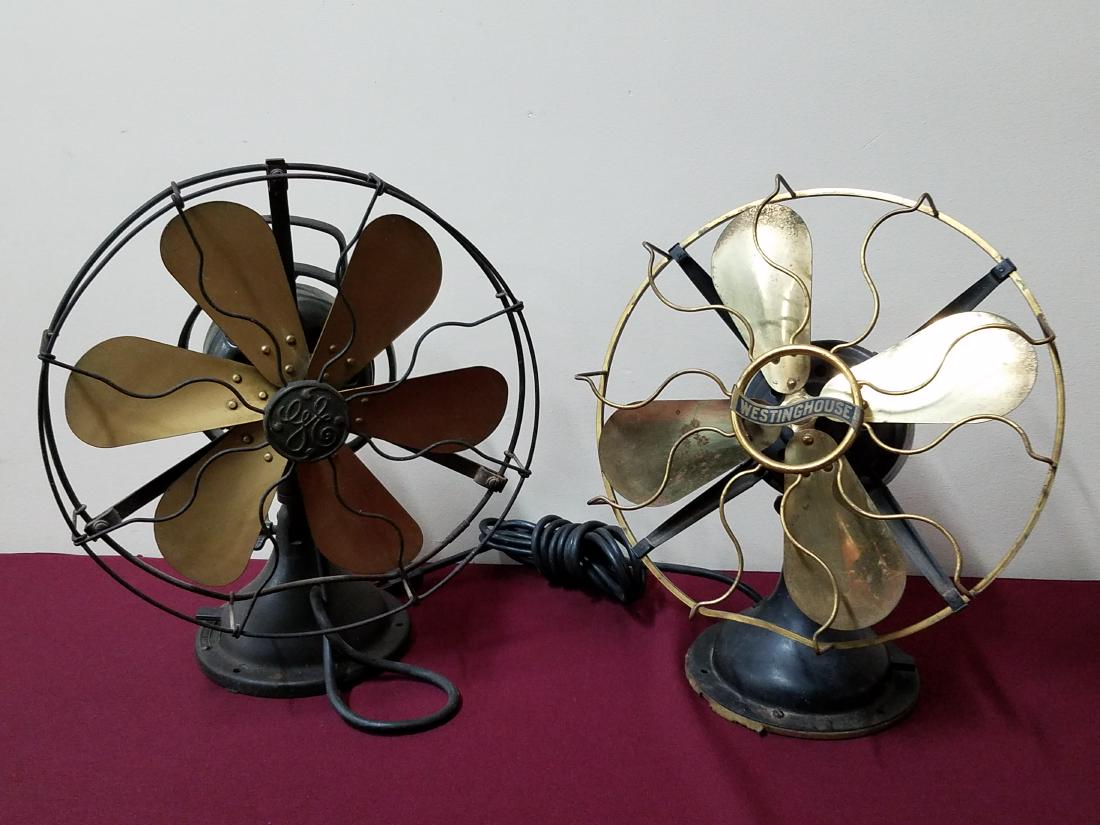 GE and Westinghouse Antique Table Fans (1 of 1)